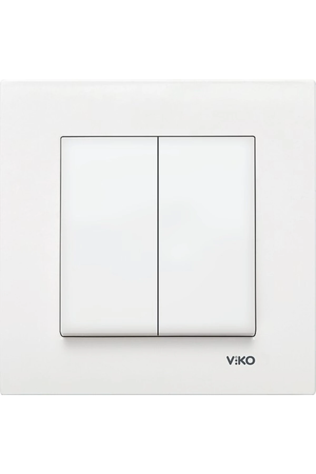 Viko Karre Beyaz Komütatör(İKİLİ ANAHTAR) (5 ADET)