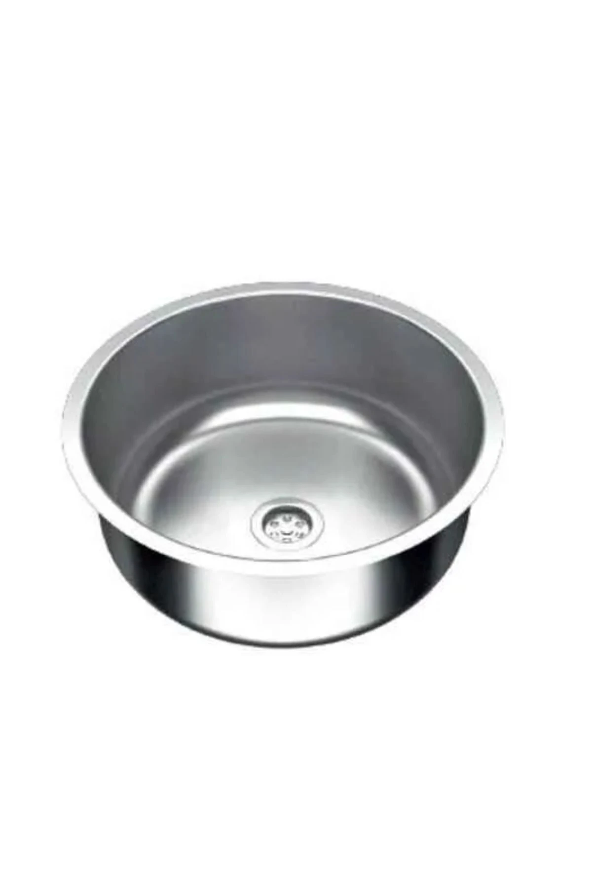 Paslanmaz Krom Evye Mermeraltı Eviye K-38 Sifon Dahildir