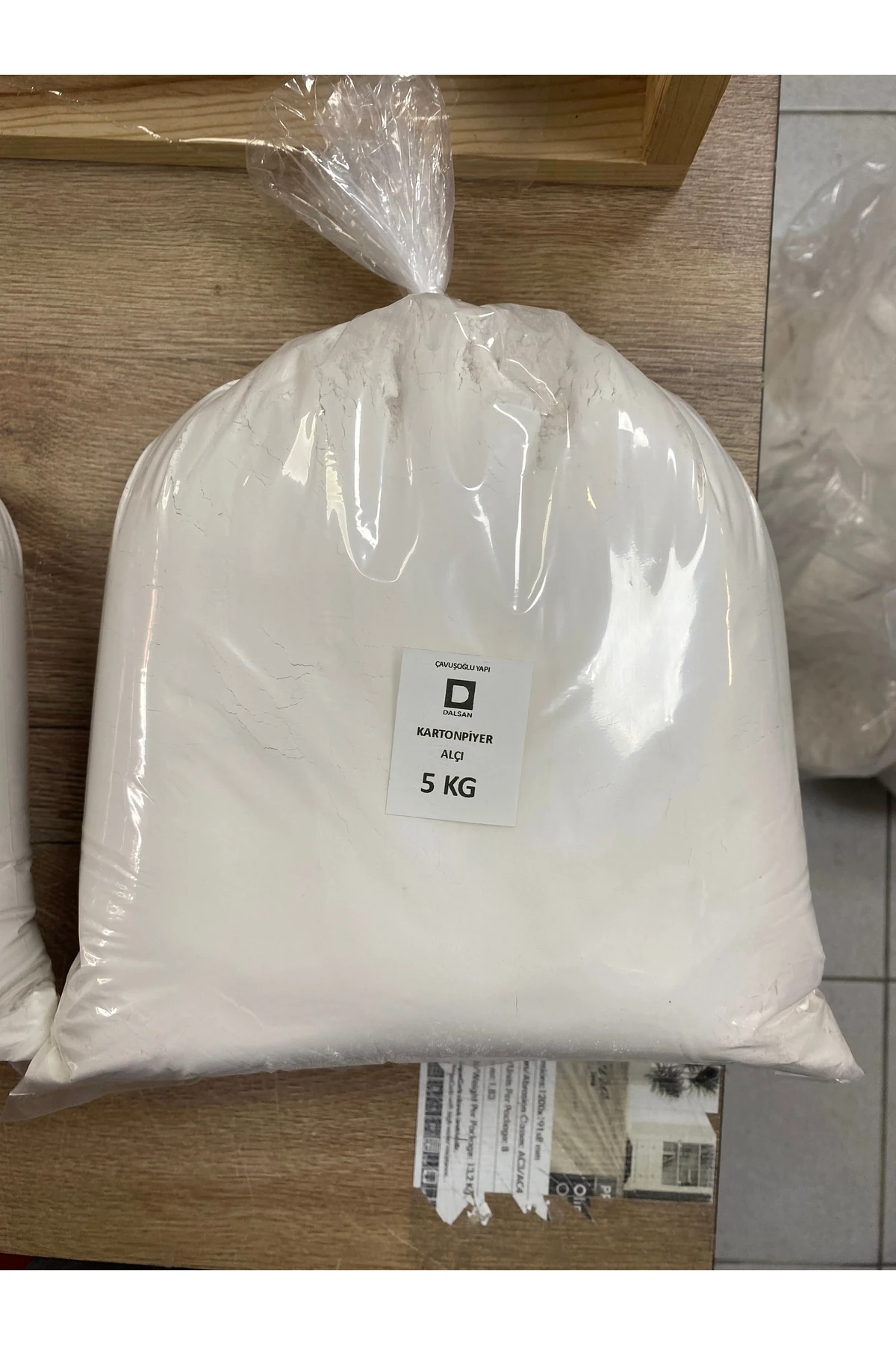 5 KG ÇABUK DONAN KARTONPİYER ALÇI