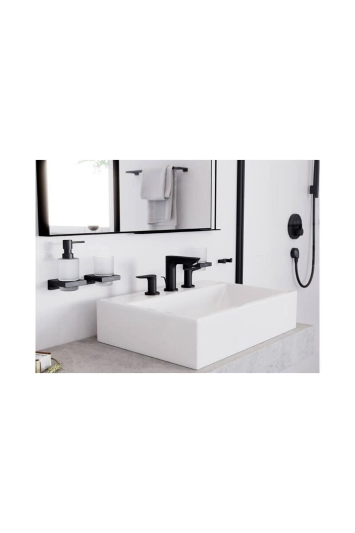 Talıs E 3-delıklı Lavabo Bataryası Kumandalı Krom 71733000