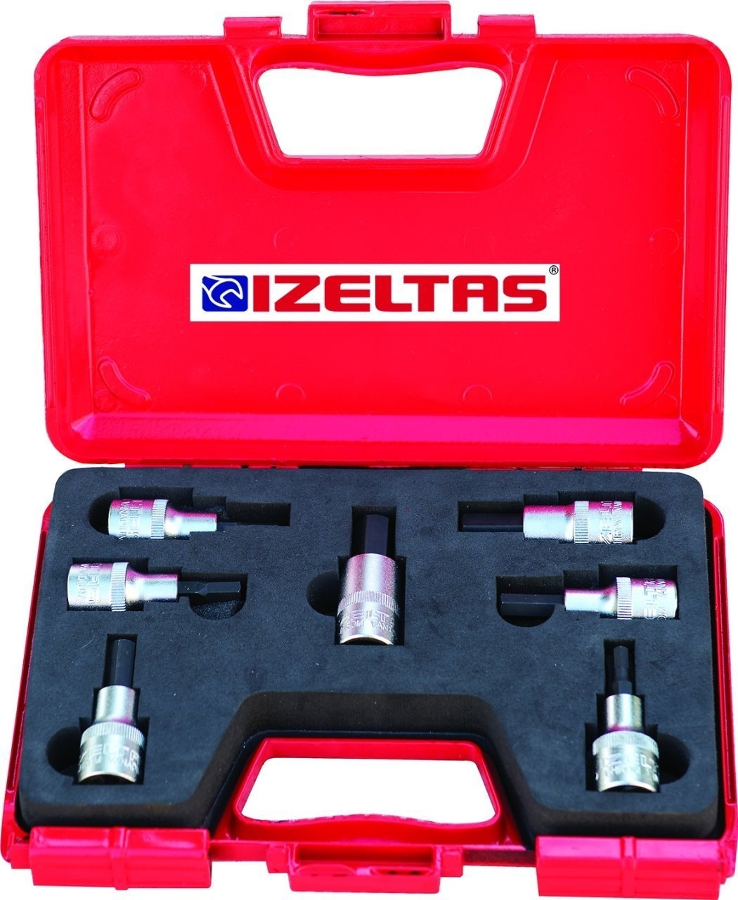 1/2'' Lokmalı Allen Uç Takımı (60MM - 7 Parça)