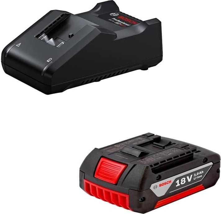 BOSCH 18V Başlangıç Seti 1x3.0 Ah + Gal 18-40