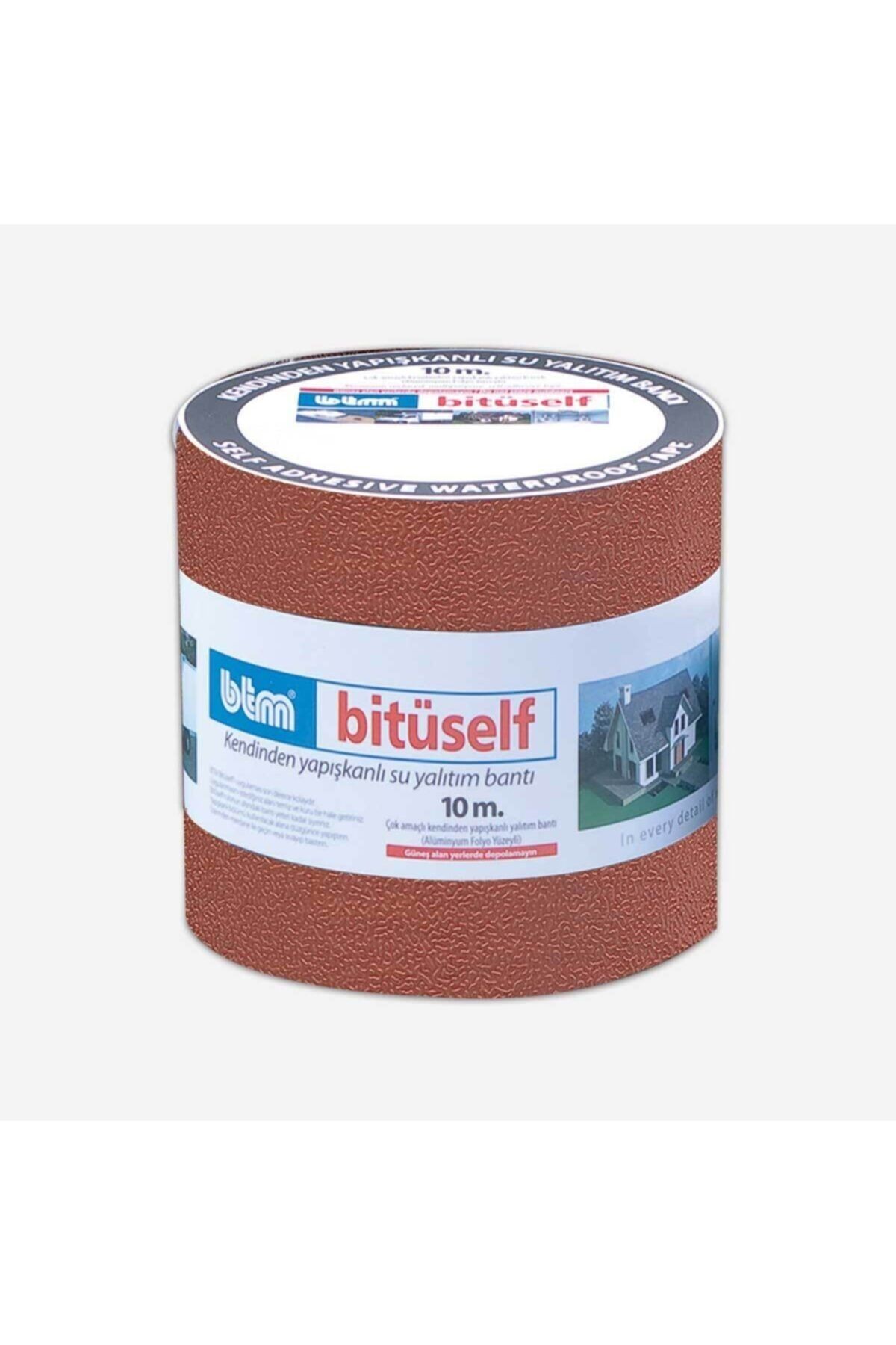 Bitüself Star 15cm Kırmızı Yalıtım Bandı Düz Kendinden Yapışkanlı