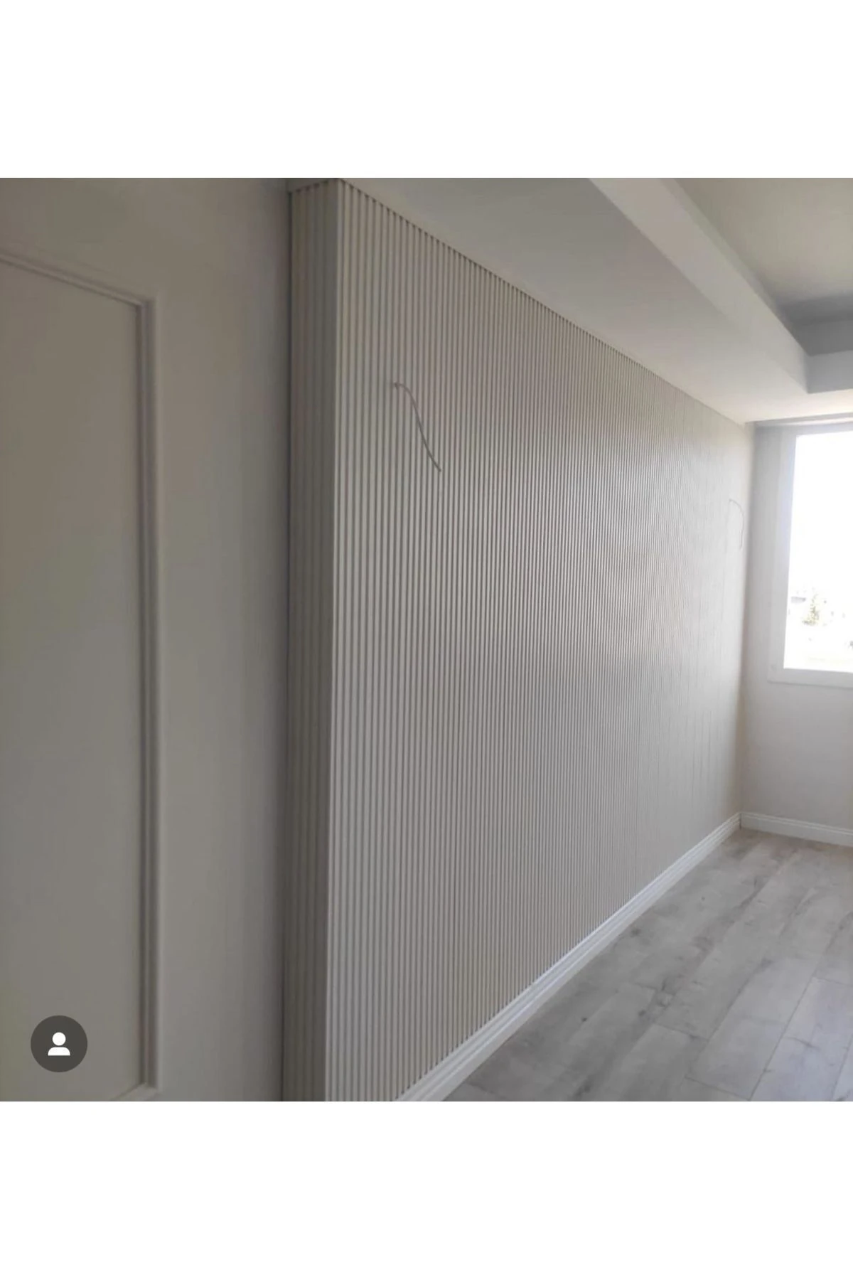 Akyürek Lb 3783 Model Bianco ( Beyaz -kırık Beyaz Arası Renktir) Dekor Profil Duvarpanel Lambri