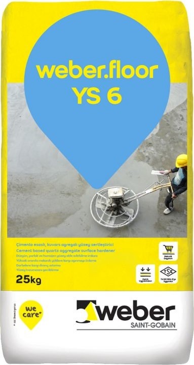 Floor Ys 6 Gri Yüzey 25 kg