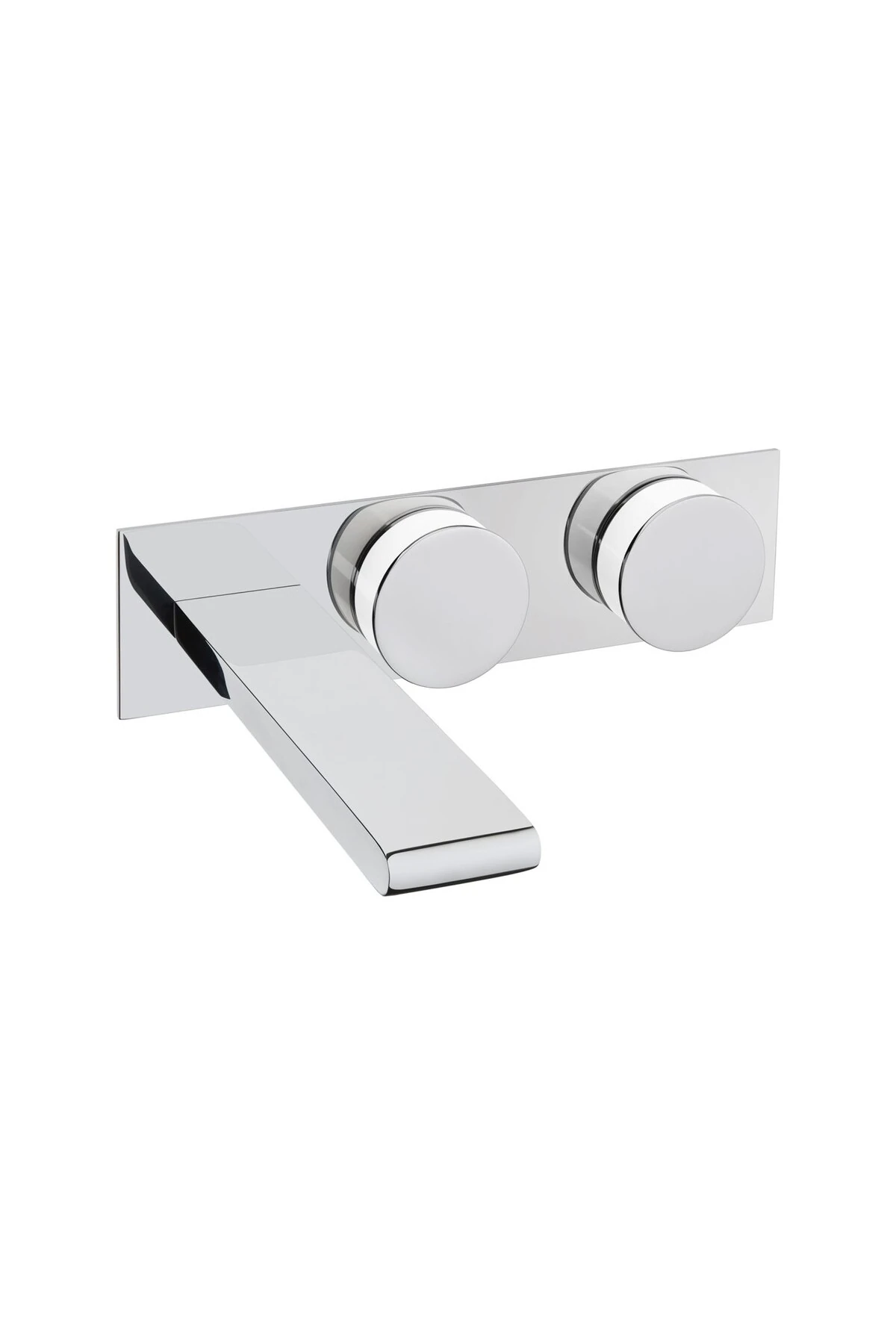 Memoria A4231457 Ankastre Lavabo Bataryası, Krom - Beyaz