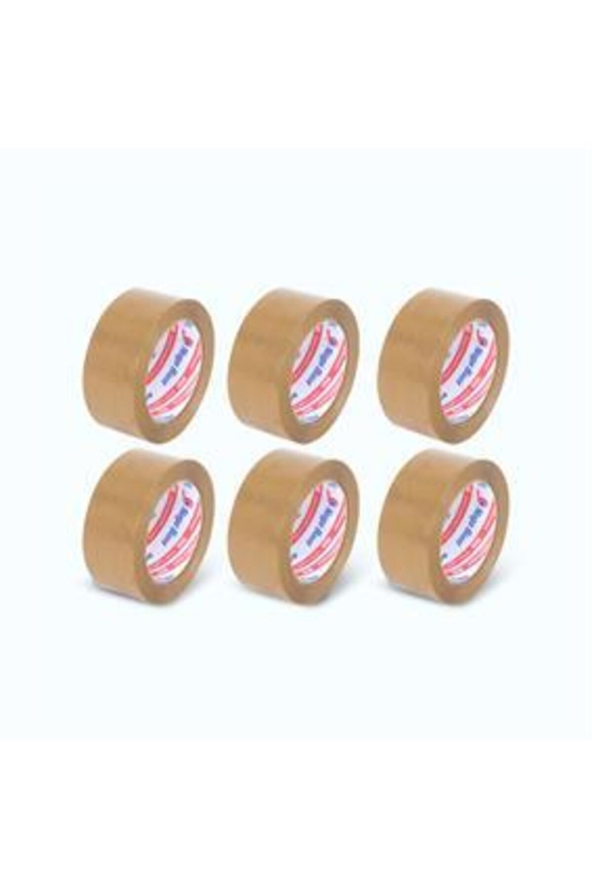 45 Mm X 100 Mt Kahve (TABA) Koli Bandı 6 Adet