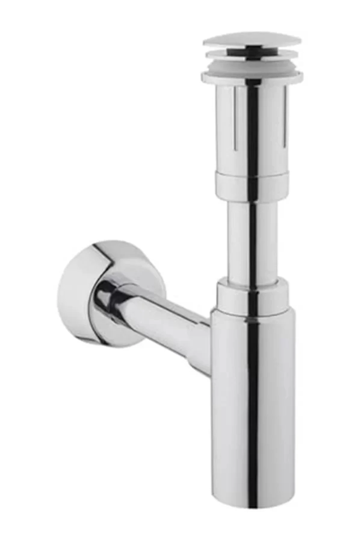 A45154 Lavabo Sifon Seti, T tipi, Krom