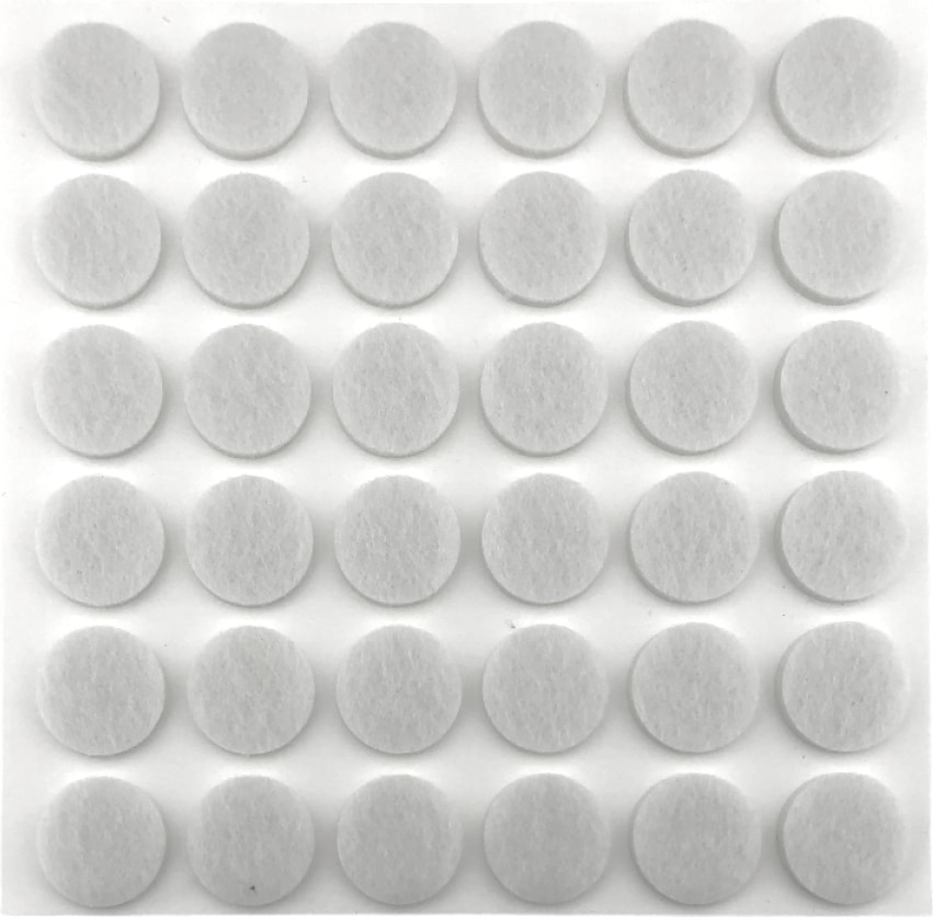 Yapışkanlı Sandalye Koltuk Mobilya Ayak Keçesi Yuvarlak 22 mm 36 Adet