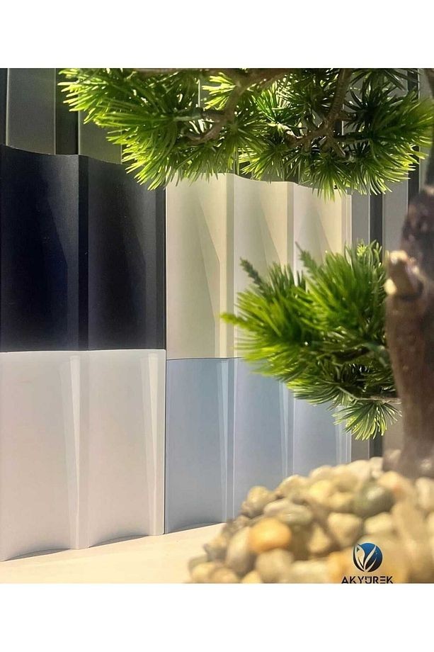 Antalya Yıldız Duvar Lambri Profili Lb 2050 Duvar Paneli Soft Touch Su Yeşili