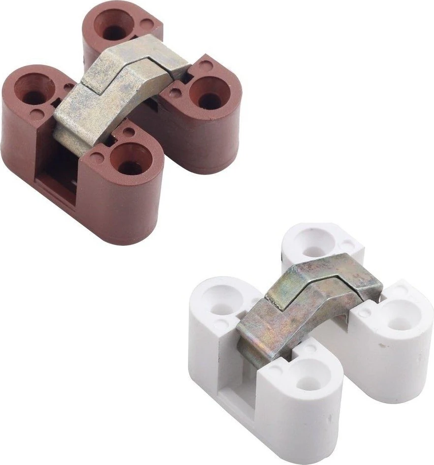 Plastik Oval Masa Menteşesi Zamak Gövde (2 Adet)