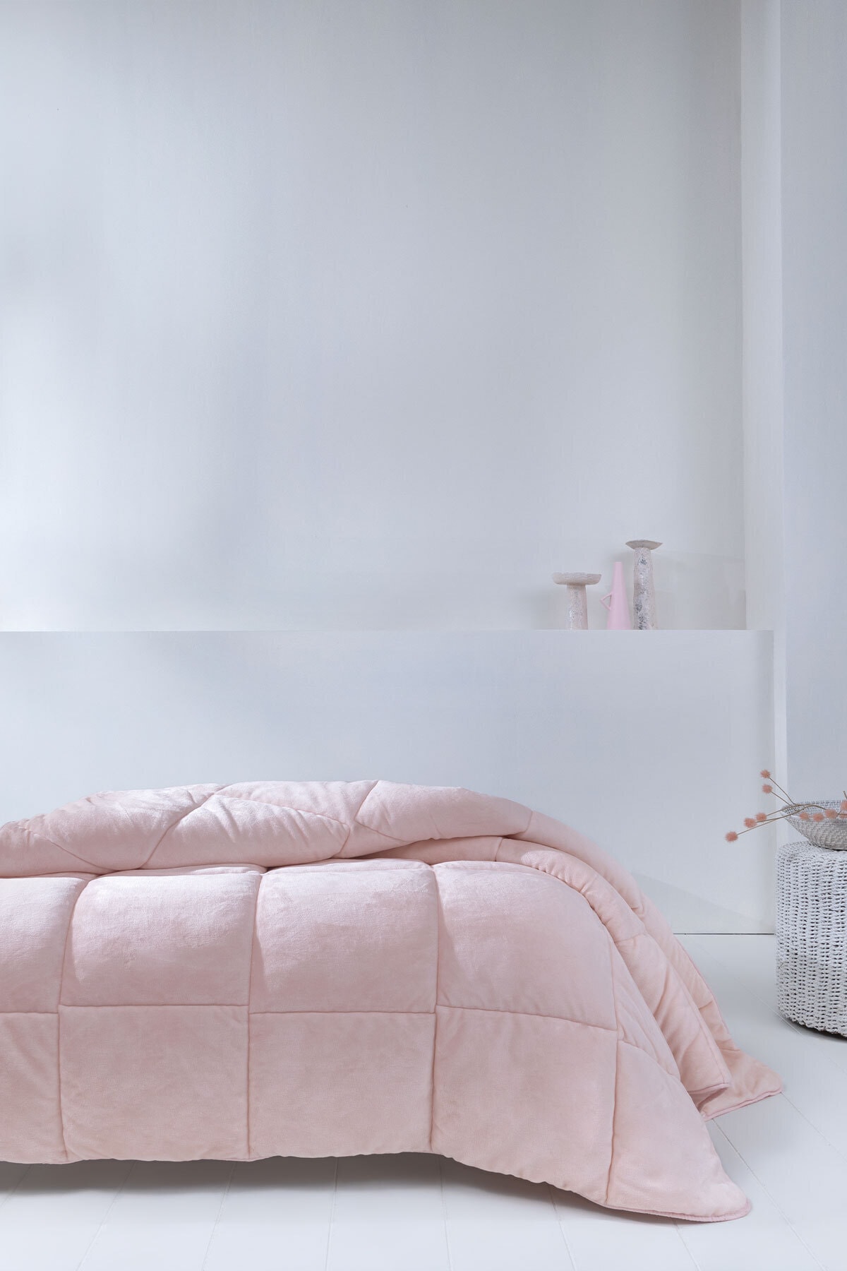 Macaron Tek Kişilik Wellsoft Yorgan - Pembe