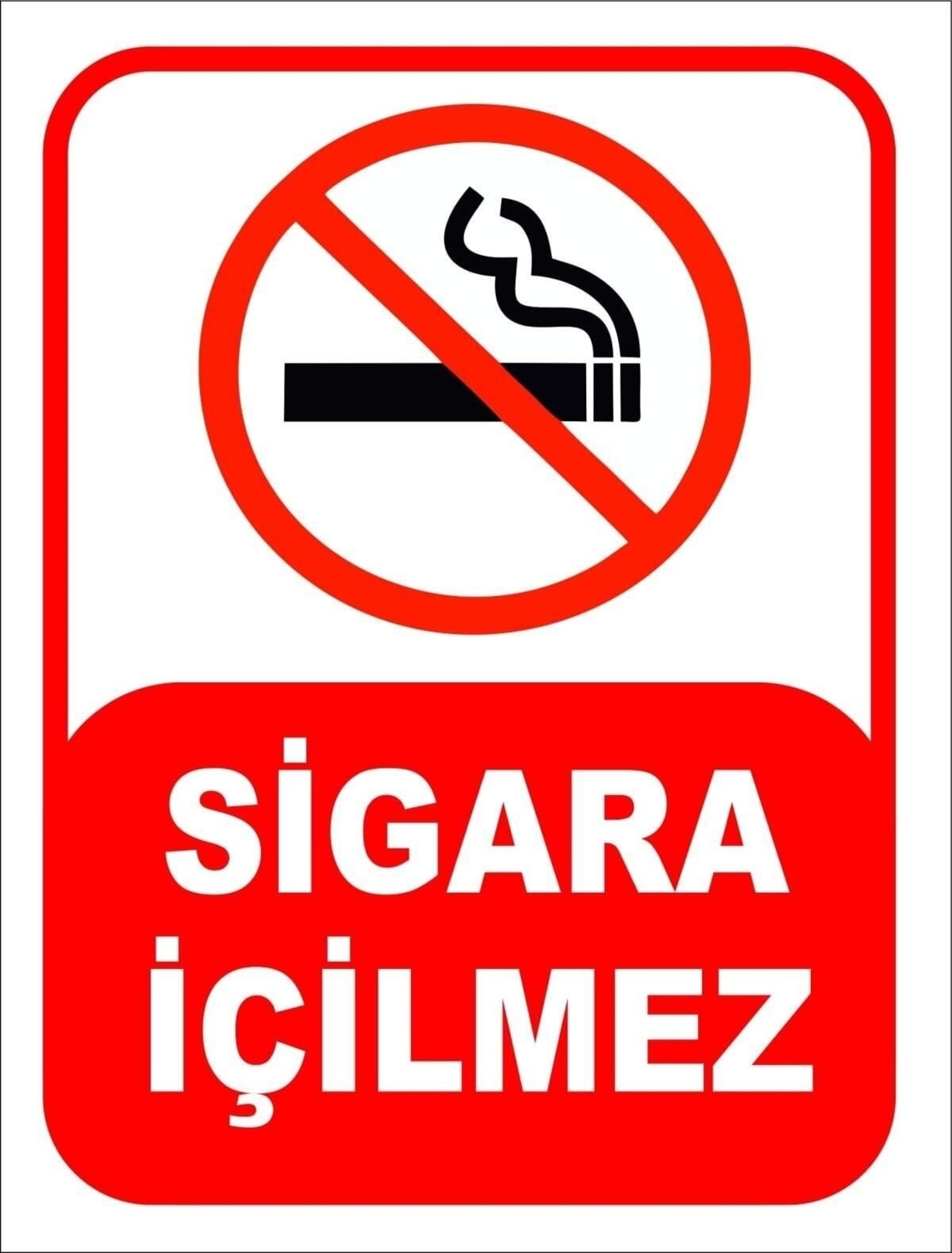 Uyarı Levhaları, Sigara Içmek Yasaktır, Ikaz Levhaları
