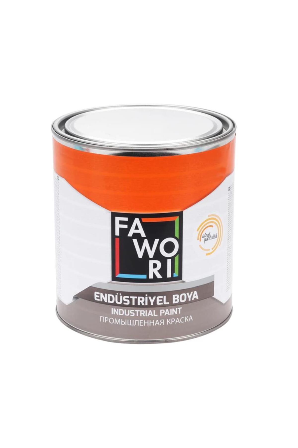 FAWORİ Endüstriyel Parlak Siyah Boya 2,5 Kg
