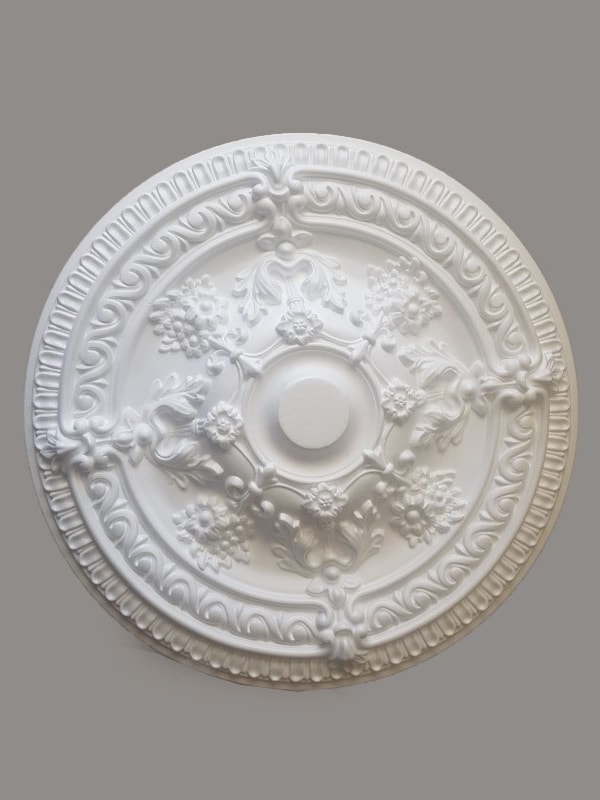 Güneş Desenli Stropiyer Tavan Lamba Göbeği - 68 cm
