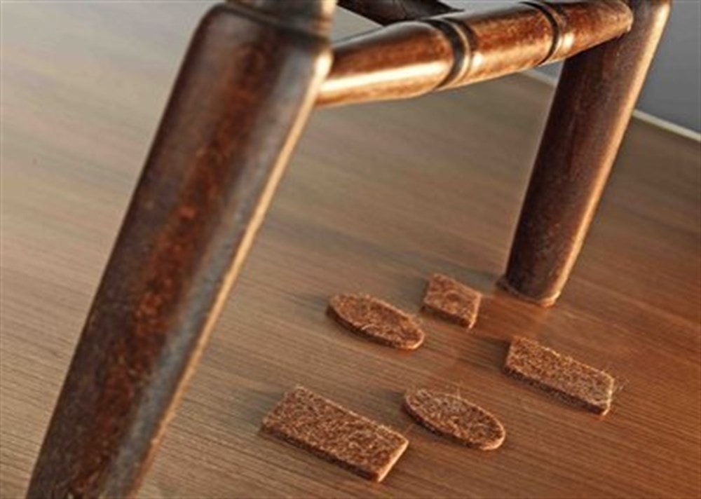 Yapışkanlı Masa Sandalye Keçesi Yuvarlak 20 mm (48 Li Paket)