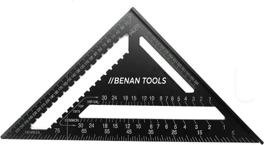 300 Mm. Terazili Gönye ve 175 Mm. Alüminyum Üçgen Gönye 2'li Set