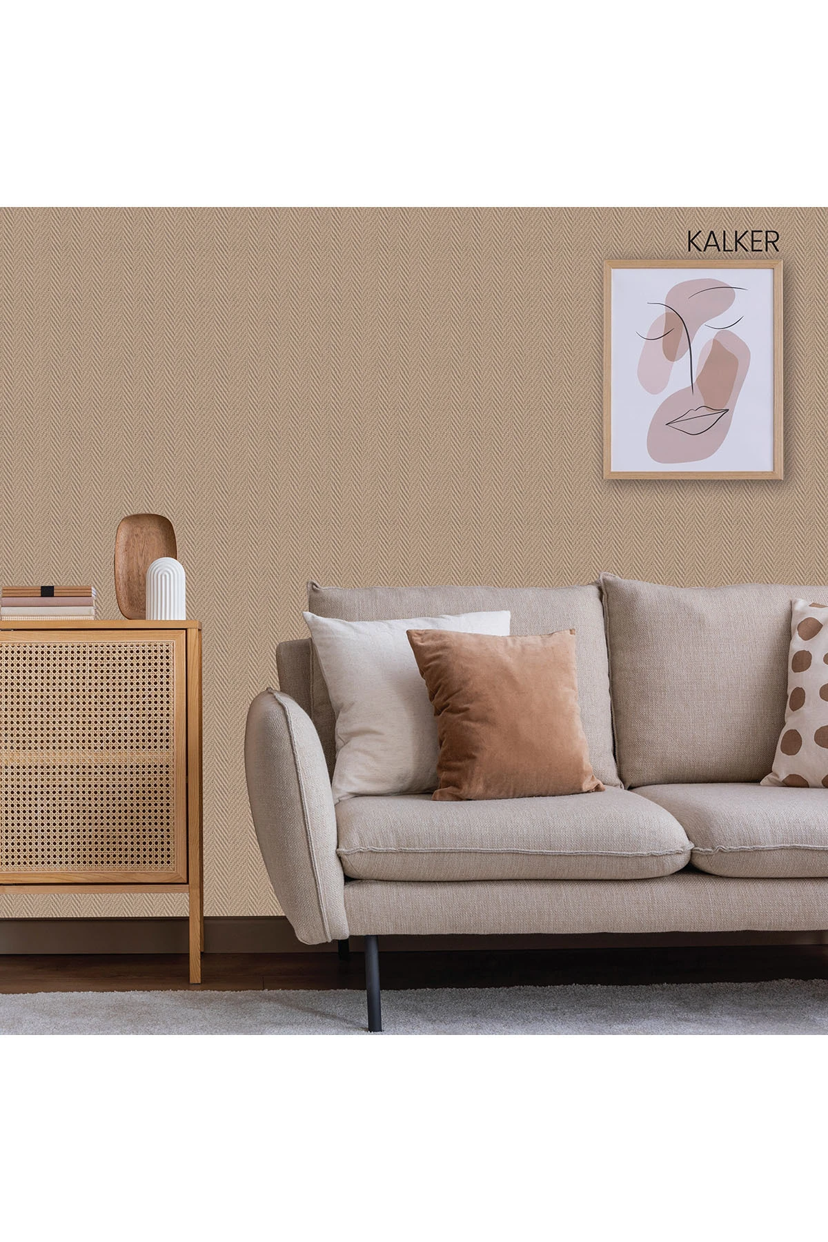 Filli İNOVATİF, BOYANABİLİR CAM TEKSTİLİ DUVAR VE TAVAN KAPLAMASI - HC01 IVY - 25 metre