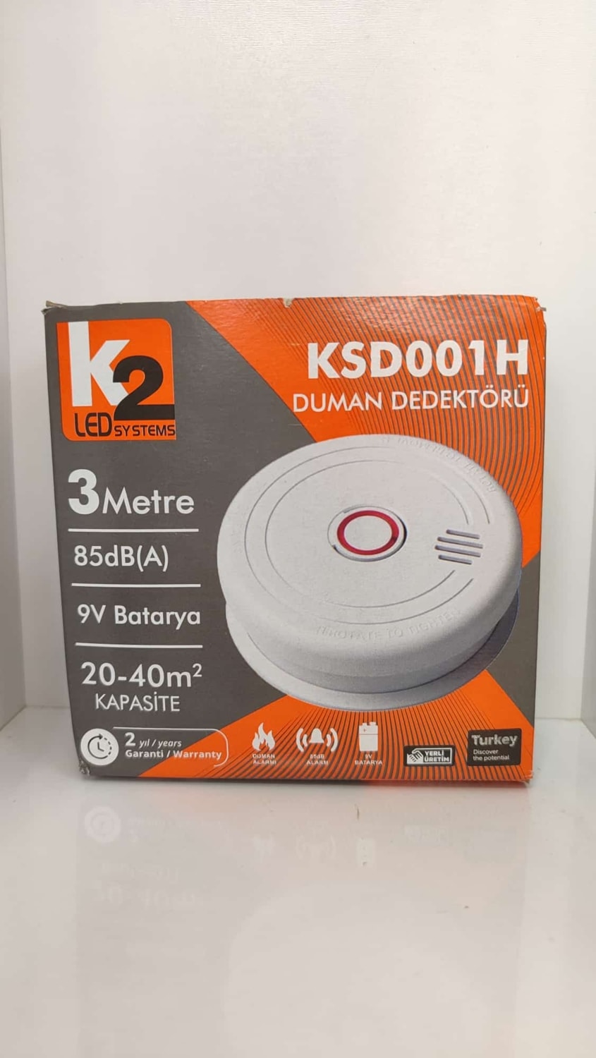 5li Paket Duman Dedektörü 9 Desibel Pil Dahildir