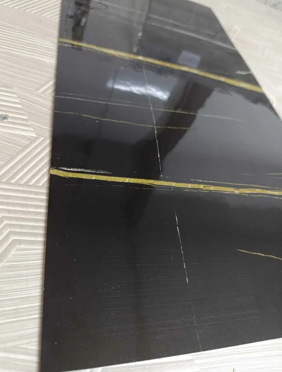 30X60 cm Mermer Desenli Yapışkanlı Seramik Desen Mutfak-Banyo-Wc Pvc Duvar Kaplama Paneli