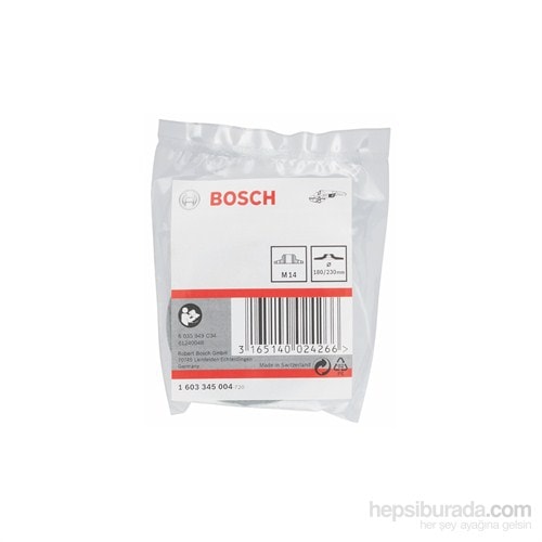 BOSCH - Flanş Dişli Yuvarlak Başlı Somun M 14 - 180/230 Mm
