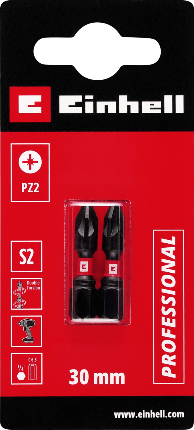 Pozidriv Yıldız Bits Uç 30 mm Pz2 2 Adet