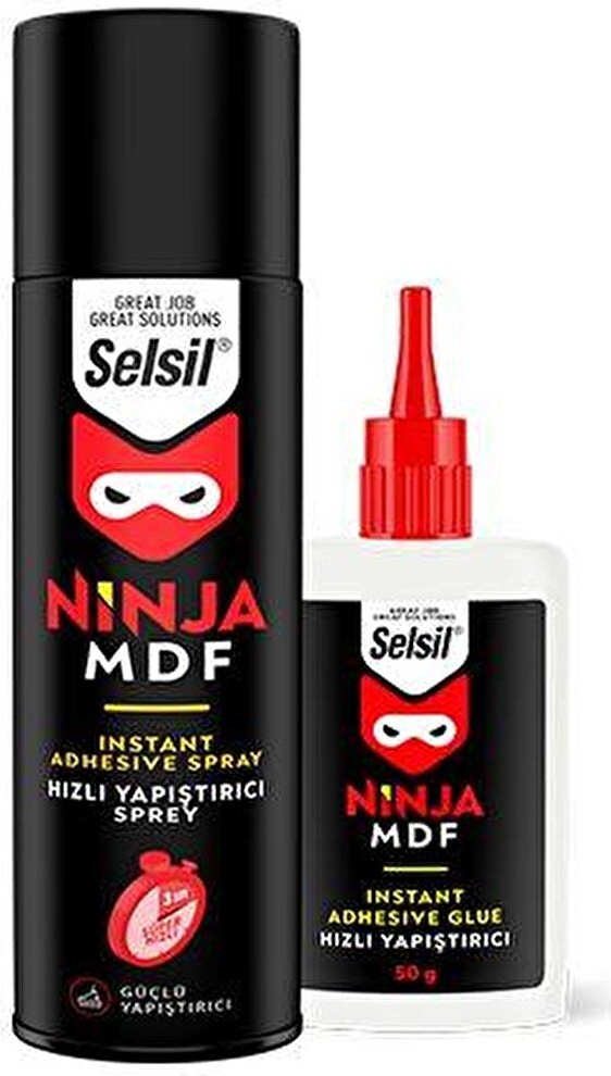Çift Komponentli Mdf Hızlı Yapıştırıcı Sprey 200 Ml. 200 ml