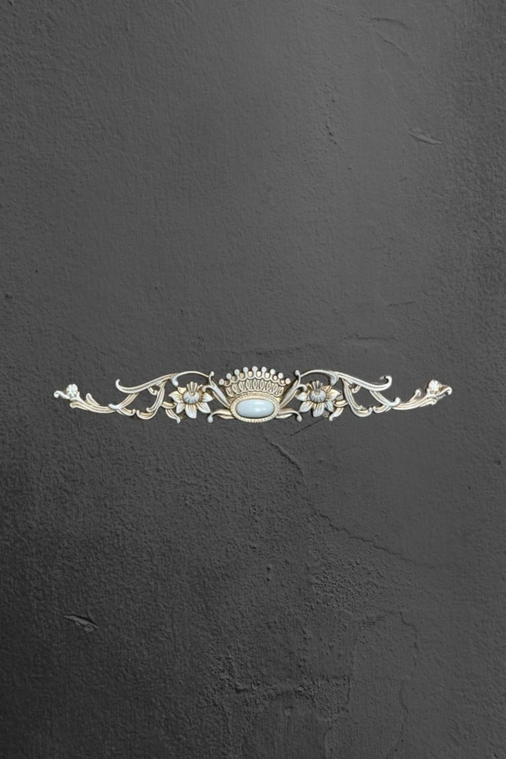 Dekoratif Poliüretan Tavan-Duvar-Mobilya -Dekor-Kapı Tacı (34,5 cm x 5 Cm)