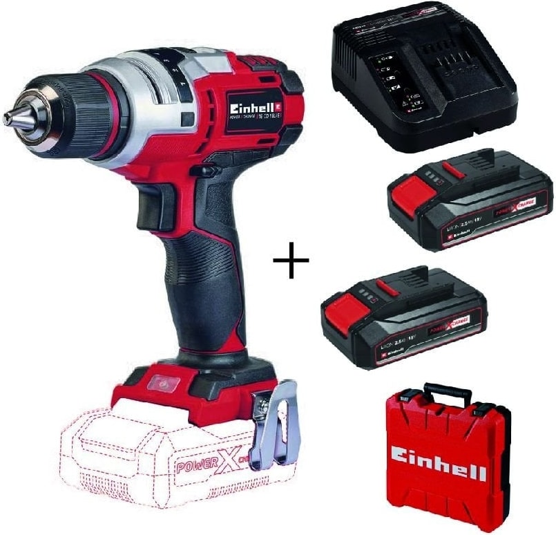 Te-Cd 18 Li E Akülü Matkap 2 X 2,5 Ah Pxc Starter Kit & Çanta
