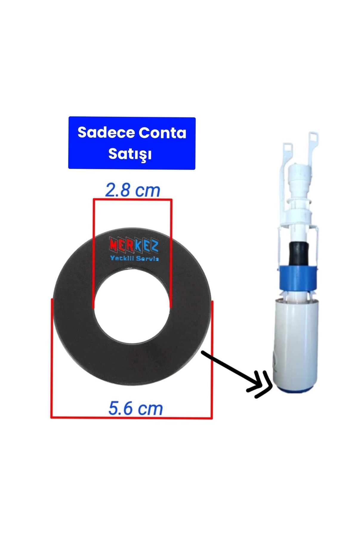 Duvar İçi Gömme Tip Rezervuar İç Takım Boşaltma Contası