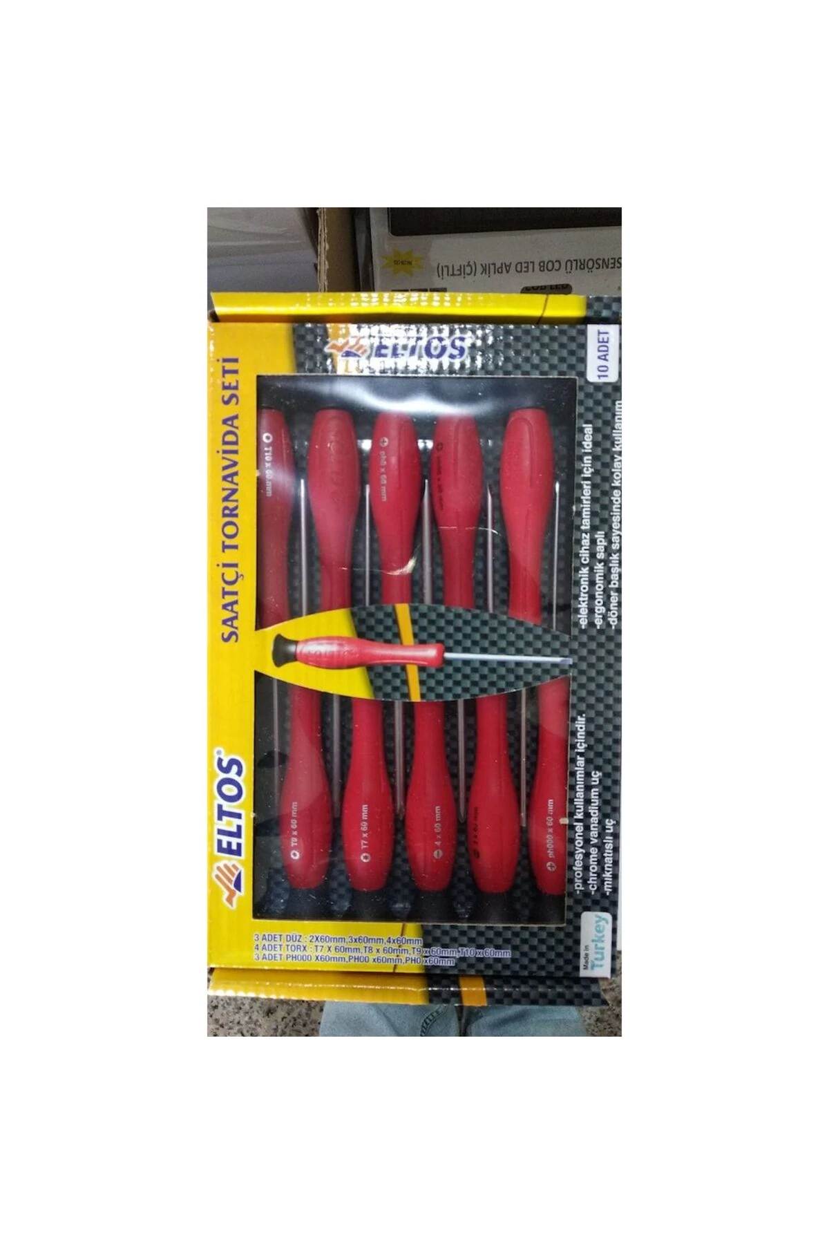 Saatçi Telefon Bilgisayar Tornavida Seti 10 Parça