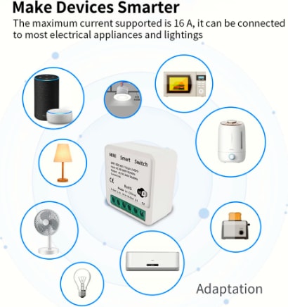 m smart Wifi Mini Akıllı Anahtar 16A 2-Way Dıy Anahtarları