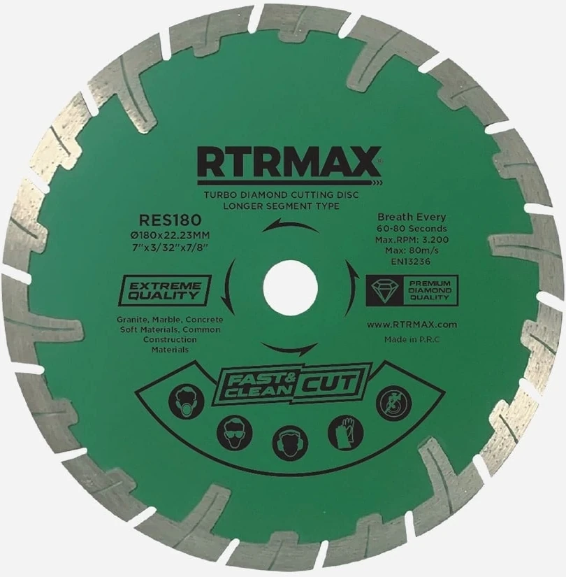 115 Turbo Elmas Testere Uzun Segmentli Rtrmax