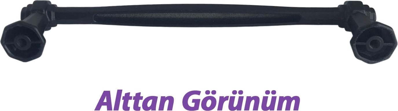 8 Adet Padişah Kulp 128 mm Siyah Mutfak Kulpu Çekmece Dolap Kapak Kulbu Metal Mobilya Dolabı Kulpları