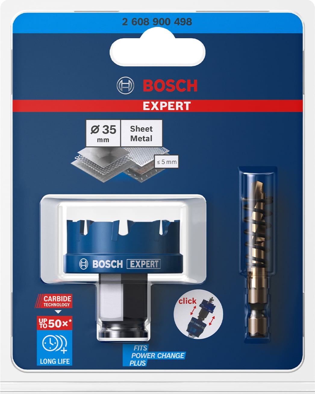 BOSCH Expert Sheet Metal Delik Açma Testeresi 35 x 5 mm
