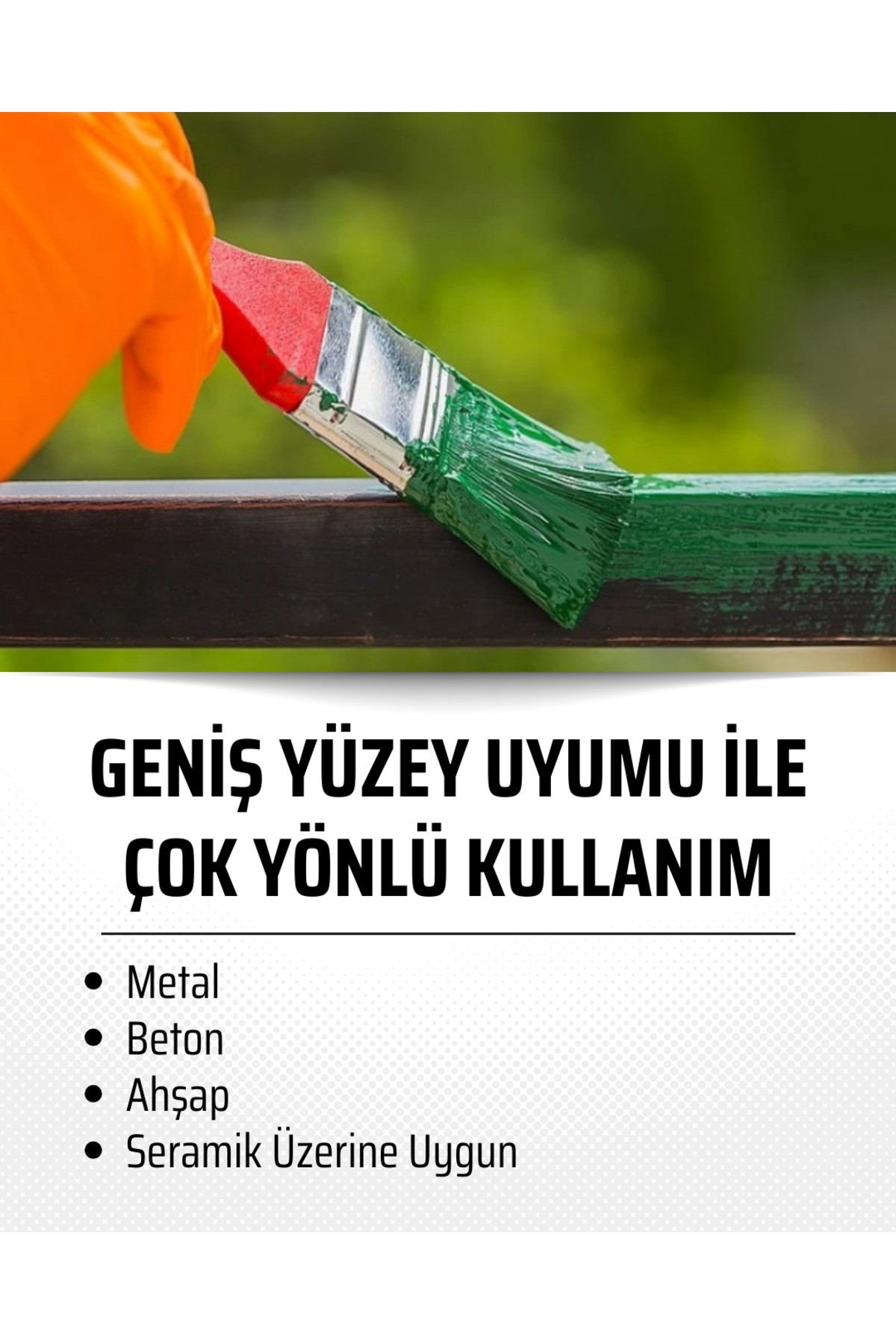 Hibrit Reçineli Çift Bileşenli Parlak Son Kat Genel Boya