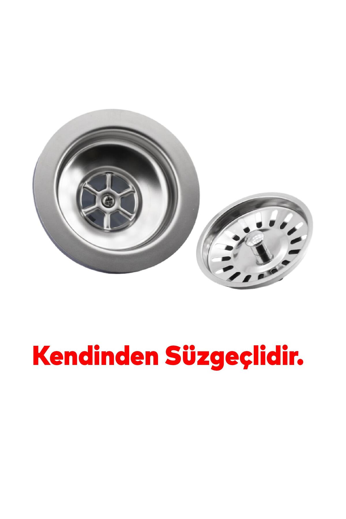 Geniş Ağızlı Lavabo Sifonu Körüklü Koku Önleyici Sökülebilir Evye Gider Borusu Pop-Up Çekvalfli