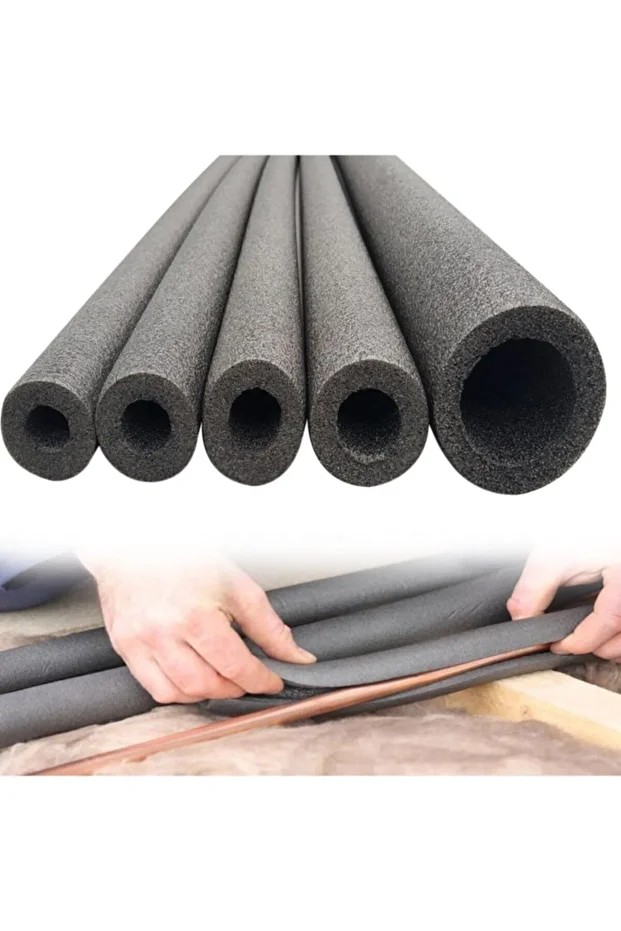2 Metre 76/10 Mm Polietilen Izole Boru Kılıfı