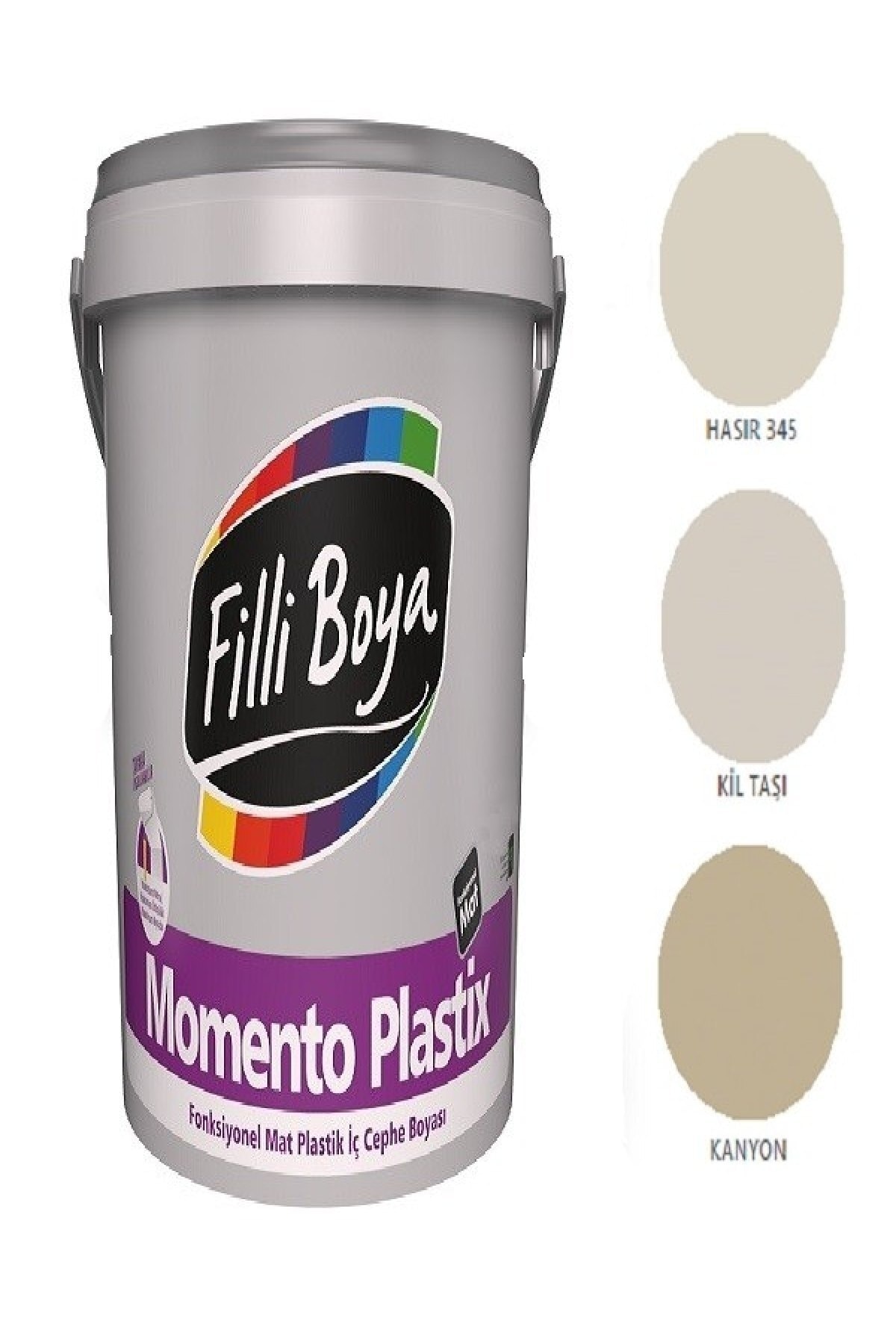 Momento Plastix Fonksiyonel Mat Plastik Iç Cephe Boyası 7.5lt (kil Taşı)