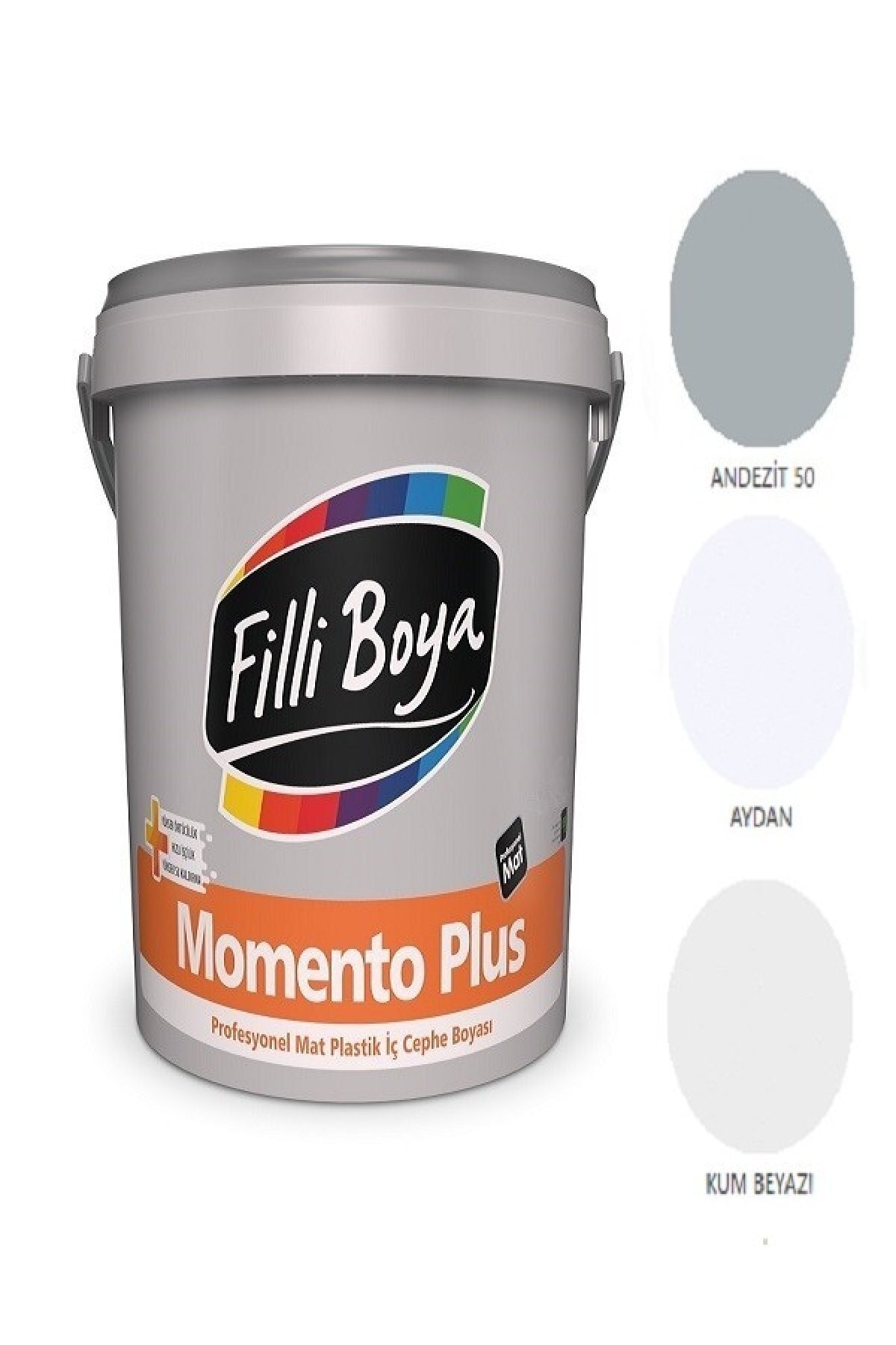 Momento Plus Profesyonel Mat Plastik Iç Cephe Boyası 7.5lt (andezit 50)