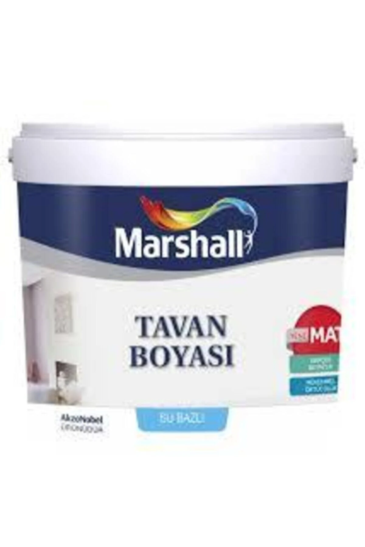 Su Bazlı Tavan Boyası 3.5 Kg.(2.1 Lt.) Kar Beyazı