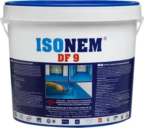 Isonem Df 9 Akrilik Esaslı Islak Hacim Su Yalıtımı 5 kg