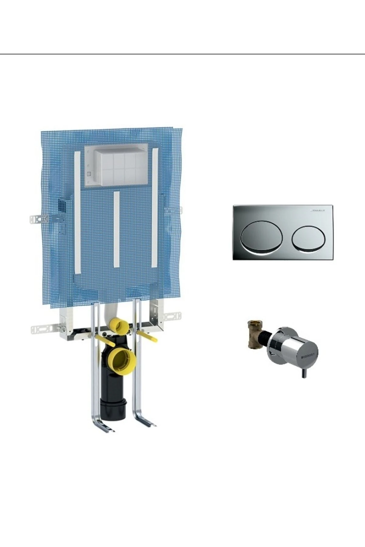 Alpha 8 Cm Gömme Rezervuar, Kombifix 3'lü Set