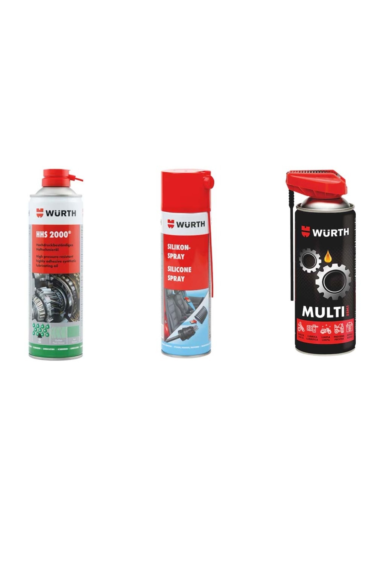 Multi Yağlama Sprey-  Slikon Spray-  HSS 2000 Çok Amaçlı Yağlama Sprey 'lü Set