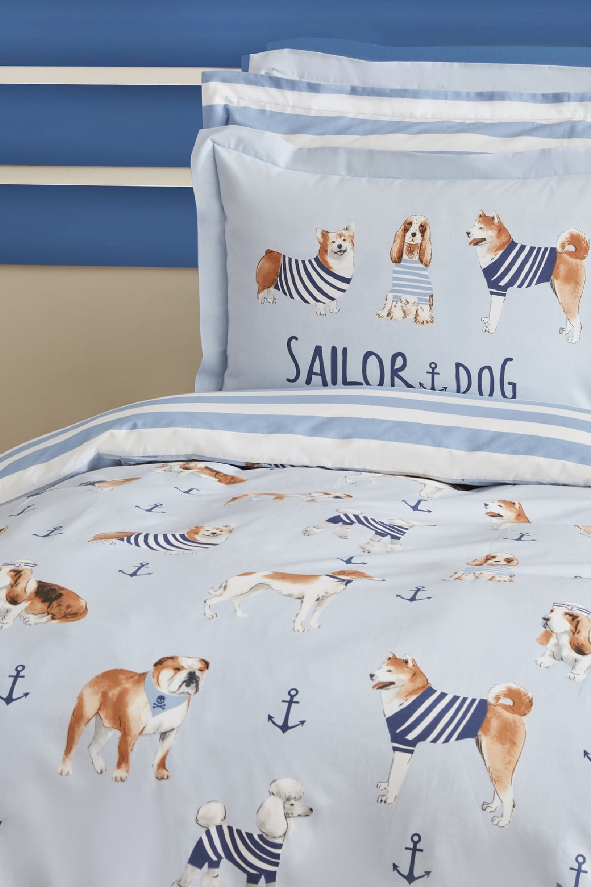 Young Sailor Dog Tek Kişilik Nevresim Takımı