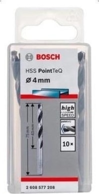 BOSCH Hss Pointteq Metal Matkap Ucu 4,0mm 10 Lu 2 608 577 208