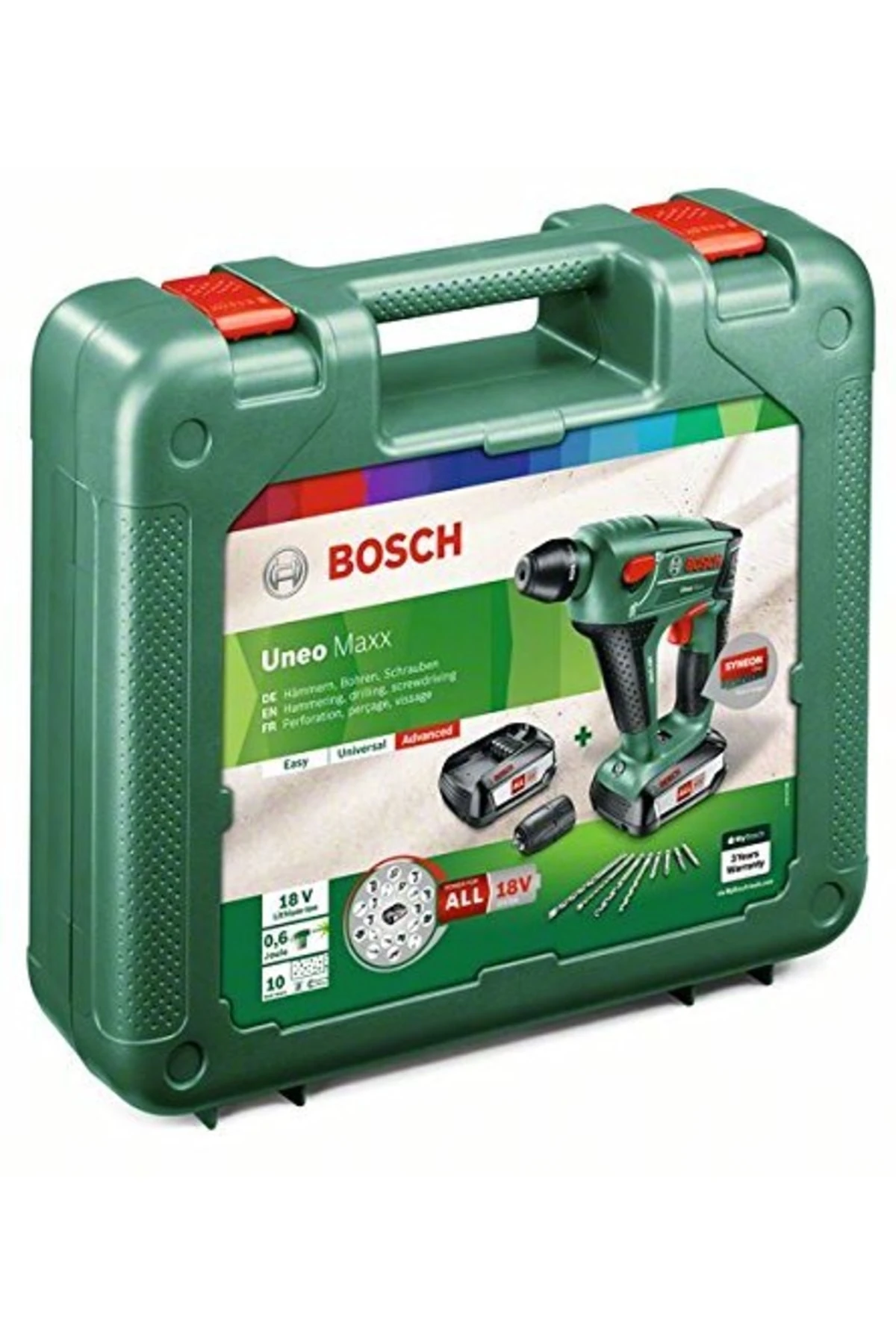 Uneo Maxx 18 V (2,5 Ah Çift Akü) (2017) Akülü Kırıcı / Delici - 0603952327