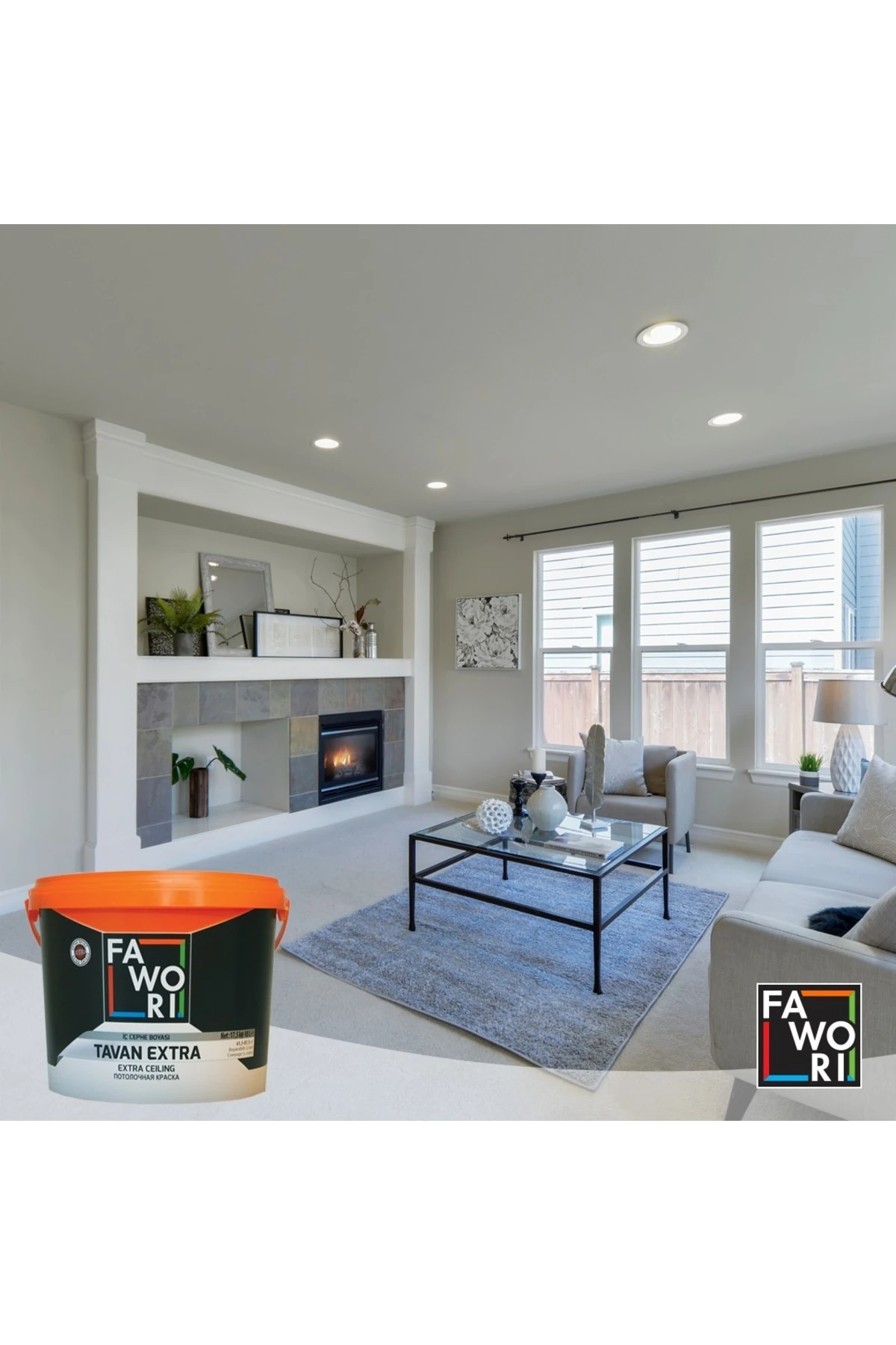 Tavan Extra Mat Beyaz İç Cephe Tavan Boyası