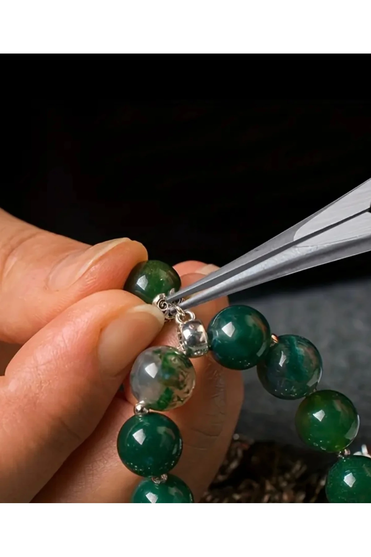 Takı yapımı karga burnu, elektirik karga burnu, silikon saplı karga burnu 15cm