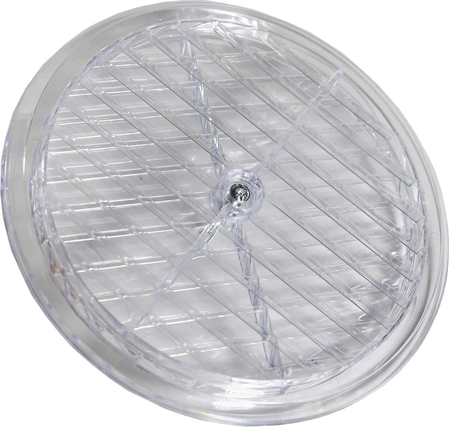 Doğalgaz Havalandırma Menfez Mutfak Cam Menfezi Şeffaf 18 cm